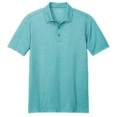 Port Authority® Fine Pique Blend Polo - K830_darktealheather_flat_front