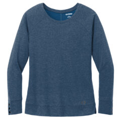 OGIO® Ladies Command Long Sleeve Scoop Neck - LOG150_sparblue_flat_front
