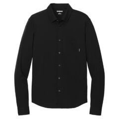 OGIO® Extend Long Sleeve Button-Up - OG161_blacktop_flat_front