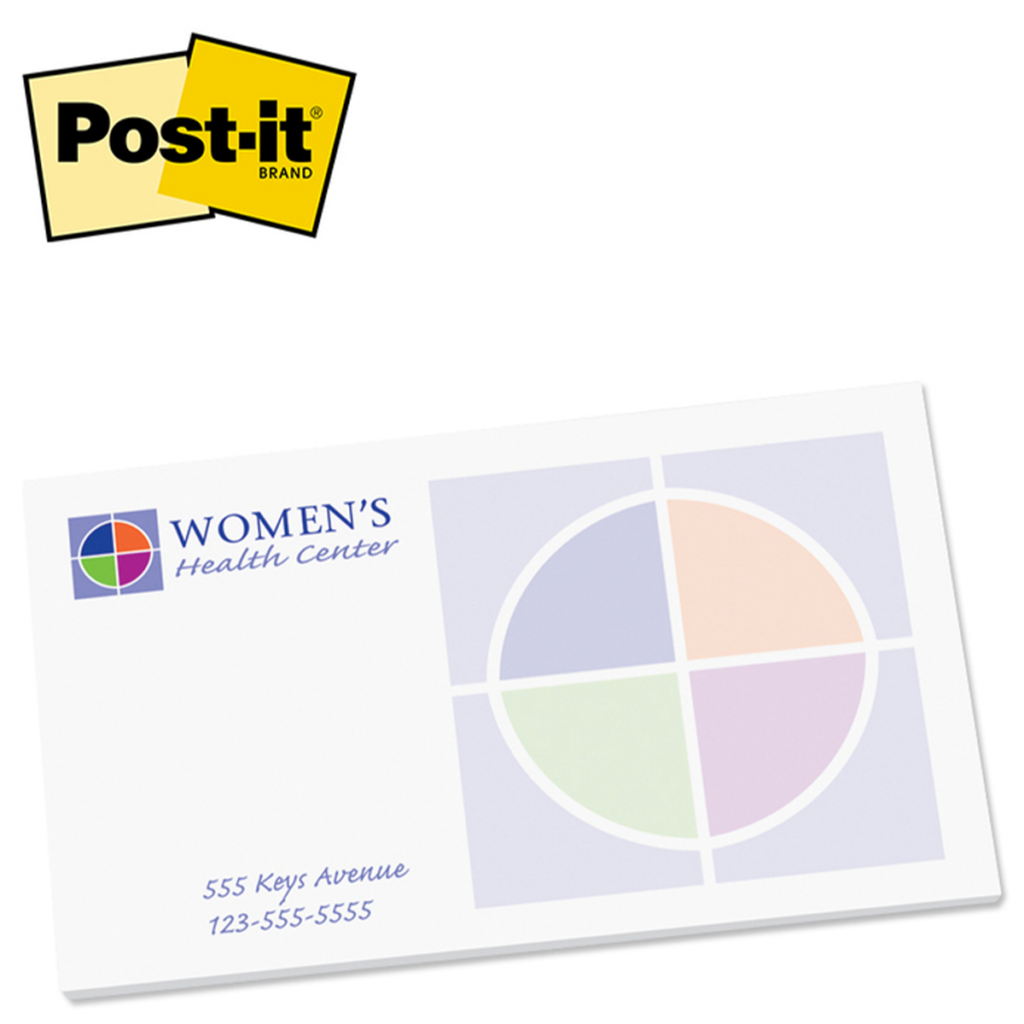 Post-it® Custom Printed Notes – 3″ x 5″ - Post-it Custom Printed Notes 8211 32155