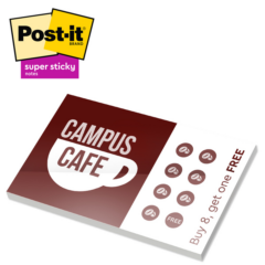 Post-it® Custom Printed Notes – 3″ x 5″ - Post-it Custom Printed Notes 8211 32155 8211 super sticky