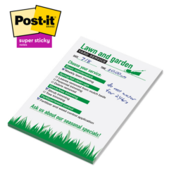 Post-it® Custom Printed Notes – 4″ x 6″ - Post-it Custom Printed Notes 8211 42156 8211 super sticky