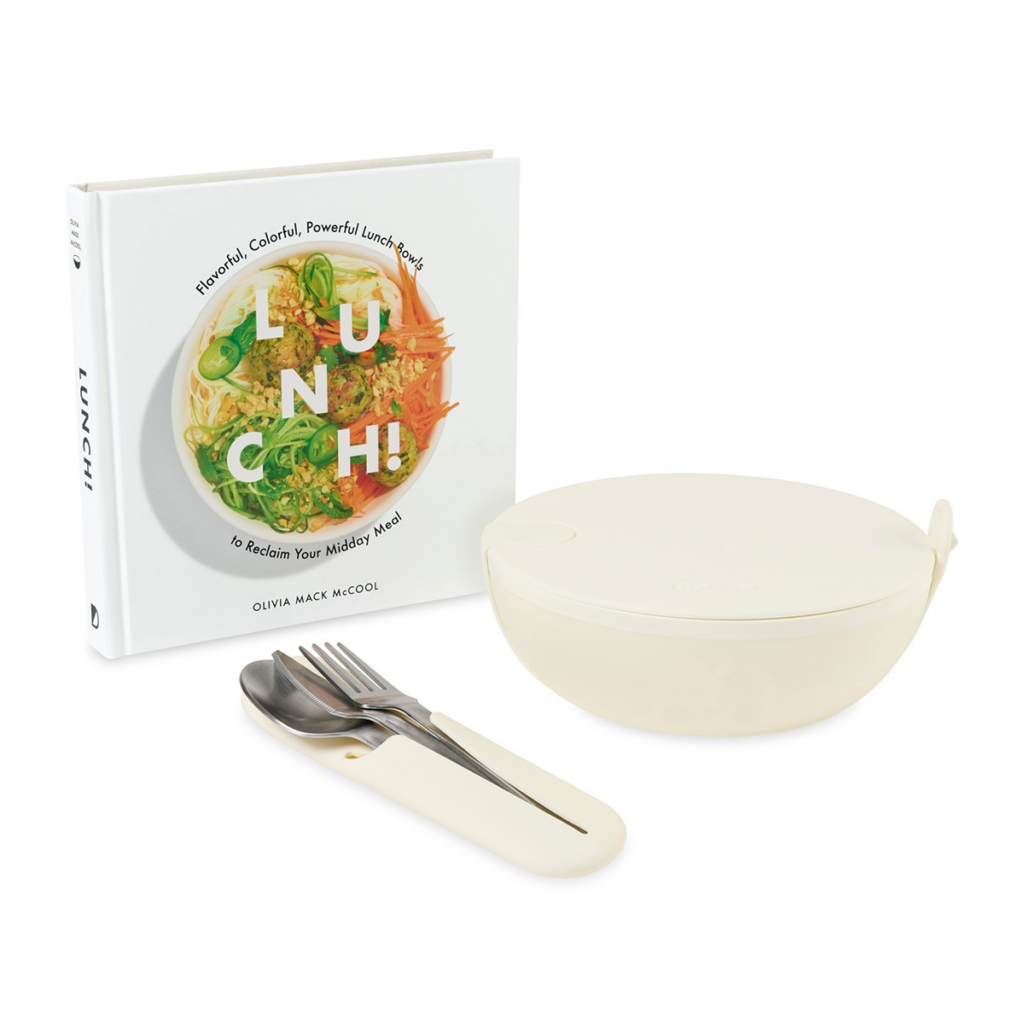 W&P Power Lunch & Book Bundle - W038P Power Lunch 038 Book Bundle 8211 Cream