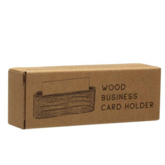 Wood Business Card Holder - beechwoodbox