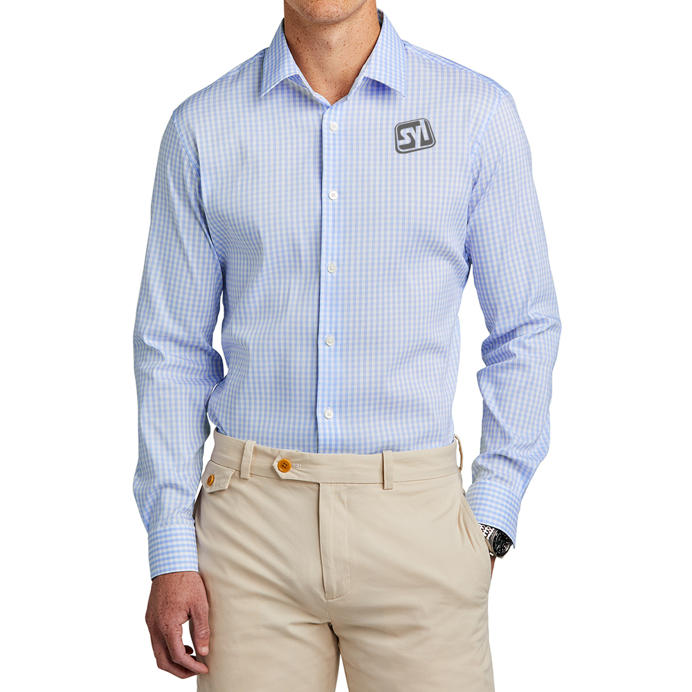 Brooks Brothers® Tech Stretch Patterned Shirt - main