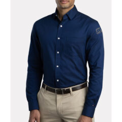 Tommy Hilfiger New England Cotton Oxford Shirt - navy