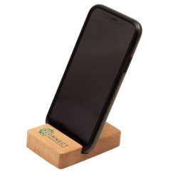 Wood Cell Phone Holder - woodcellholderinuse