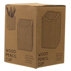 Wood Pencil Cup - woodpencilcupbox