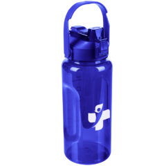 Motivational Water Bottle – 68 oz - 50043_TRNBLU_Silkscreen