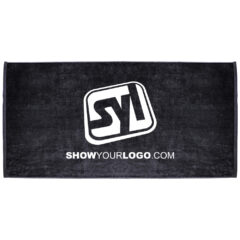 Premium Velour Beach Towel - BV1103-Black