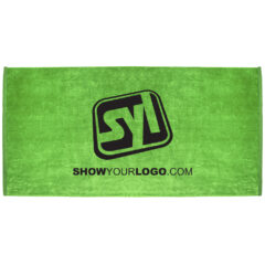 Premium Velour Beach Towel - BV1103-Lime