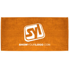 Premium Velour Beach Towel - BV1103-Orange