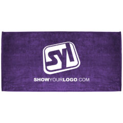 Premium Velour Beach Towel - BV1103-Purple