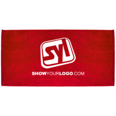 Premium Velour Beach Towel - BV1103-Red