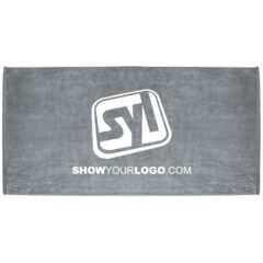 Premium Velour Beach Towel - BV1103-Silver