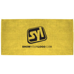 Premium Velour Beach Towel - BV1103-Yellow