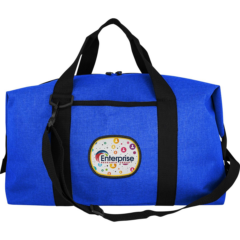 Ridge Emblemed Duffle Bag - Ridge Emblemed Duffle Bag 8211 Blue