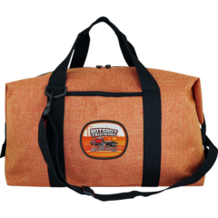 Ridge Emblemed Duffle Bag - Ridge Emblemed Duffle Bag 8211 Orange
