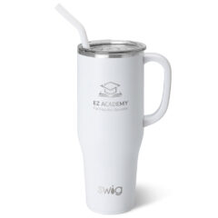 Swig Life™ Mug – 40 oz - 50050_WHT_Laser