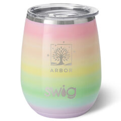 Swig Life™ Over the Rainbow Stemless Wine Cup -14 oz - 50054_Rainbow_Laser