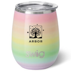 Swig Life™ Over the Rainbow Stemless Wine Cup -14 oz - 50054_Rainbow_Silkscreen