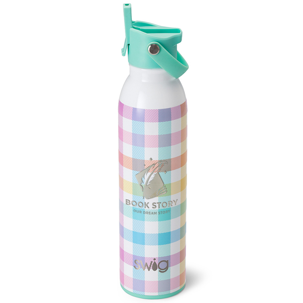 Swig Life™ Pretty in Plaid Water Bottle – 20 oz - 50062_Plaid_Laser
