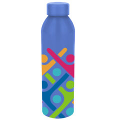 Full Color Serena Aluminum Bottle – 20 oz - 550041_BLU_Megabrite