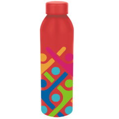 Full Color Serena Aluminum Bottle – 20 oz - 550041_RED_Megabrite
