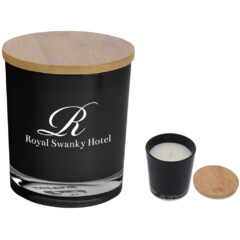 Bamboo Soy Candle - 9230_BLK_Ceramic