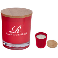 Bamboo Soy Candle - 9230_RED_Ceramic