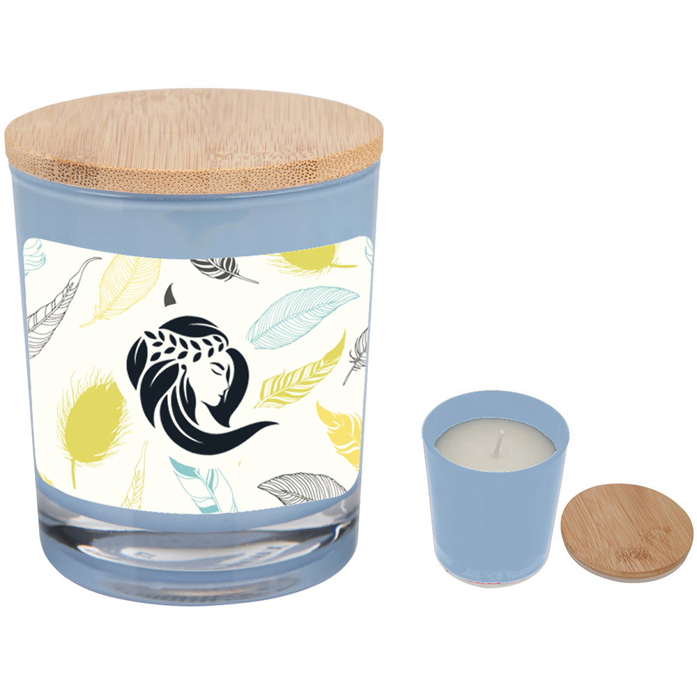 Bamboo Soy Candle with Full Color Label - 99230_BLL_Label
