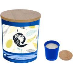 Bamboo Soy Candle with Full Color Label - 99230_BLU_Label