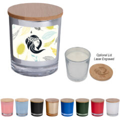 Bamboo Soy Candle with Full Color Label - 99230_group