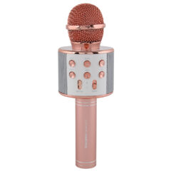 Smartphone Compatible Karaoke Microphone with Speaker - R-70-ROSE-GOLD-scaled