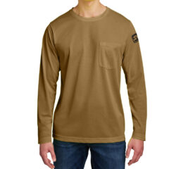 Harriton Unisex Charge Snag and Soil Protect Long-Sleeve T-Shirt - m118l_ti_z