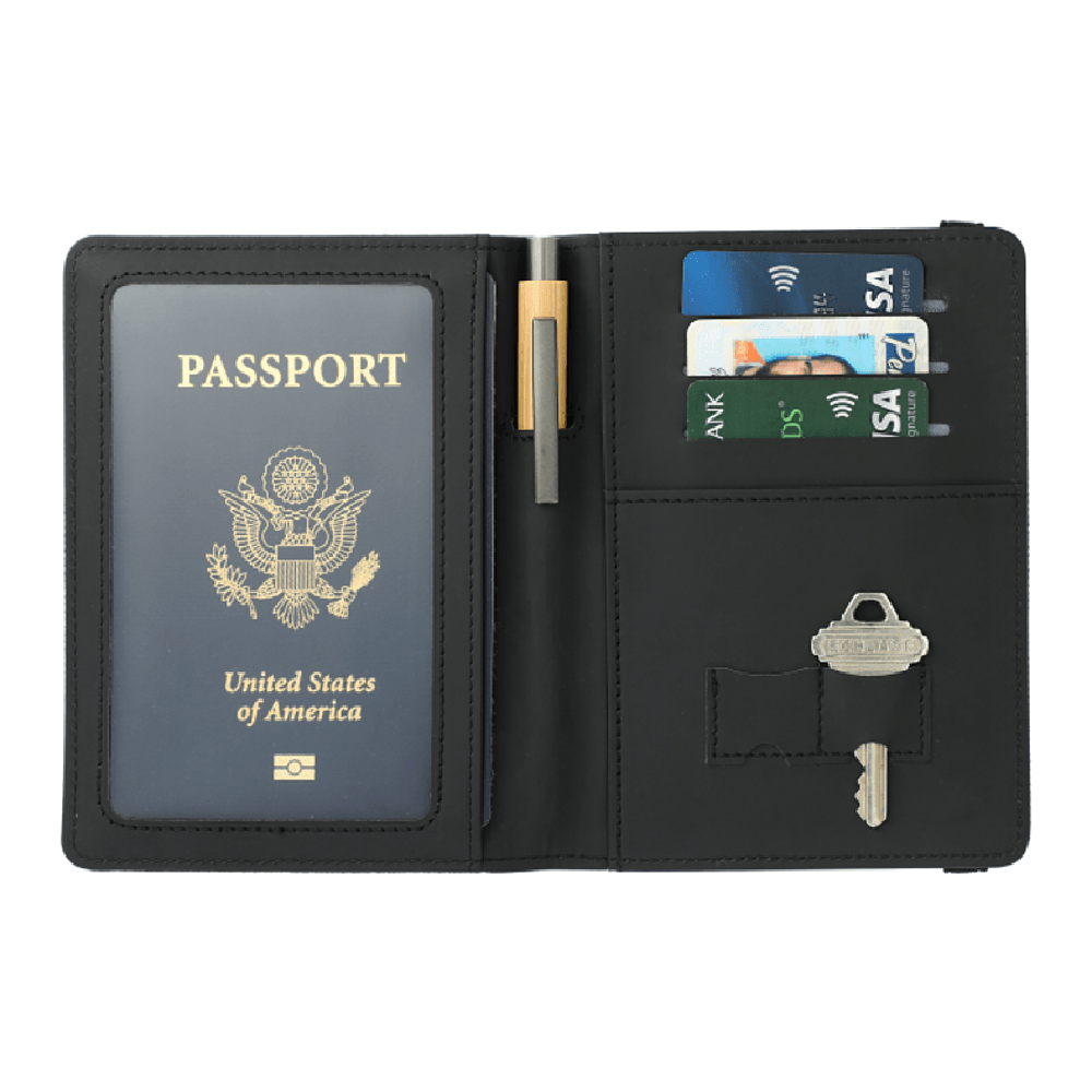 Deluxe Recycled Passport Wallet Show Your Logo