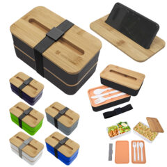 Stackable Bento Box with Phone Stand - 75021_group