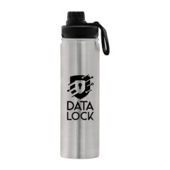 Alaska Double Wall Stainless Steel Water Bottle – 24 oz - Alaska Double Wall Stainless Steel Water Bottle 8211 24 oz 8211 chrome