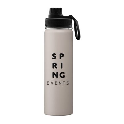 Alaska Double Wall Stainless Steel Water Bottle 8211 24 oz 8211 dune warm grey