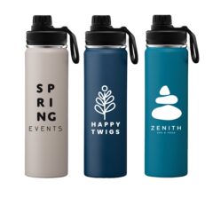 Alaska Double Wall Stainless Steel Water Bottle – 24 oz - Alaska Double Wall Stainless Steel Water Bottle 8211 24 oz 8211 one color imprint