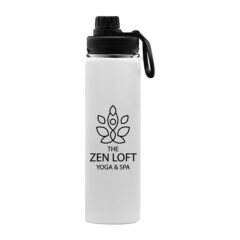 Alaska Double Wall Stainless Steel Water Bottle – 24 oz - Alaska Double Wall Stainless Steel Water Bottle 8211 24 oz 8211 white