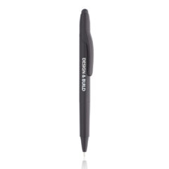 Classic Twist 2-in-1 Plastic Stylus Pen - Black-622190-bp290-black-zoom