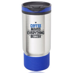 Oxford Ribbed Travel Mug – 17 oz - Blue-64854-tm385-blue-zoom