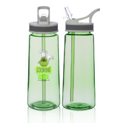 Sports Water Bottle with Straw – 22 oz - GREEN-909574-pg210-green-zoom