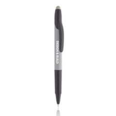 Classic Twist 2-in-1 Plastic Stylus Pen - Grey-323298-bp290-grey-zoom