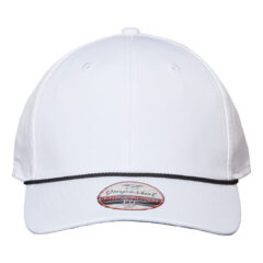 Imperial The Wingman Cap - Imperial_7054_White-_Black_Front_High