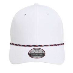 Imperial The Wingman Cap - Imperial_7054_White-_Navy-_White-_Red_Front_High