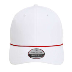Imperial The Wingman Cap - Imperial_7054_White-_Red_Front_High