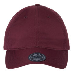 Legacy Cool Fit Adjustable Cap - LEGACY_CFA_Burgundy_Front_High