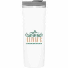 Meridian Vacuum Insulated Tumbler – 16.9 oz - Meridian Vacuum Insulated Tumbler 8211 169 oz 8211 Matte White